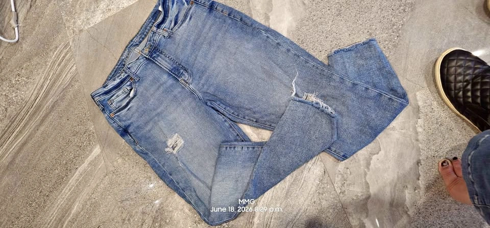 Womans Shredded Denims size 12- 14