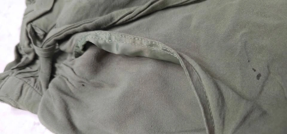 Women's khaki sack shorts - photo 2