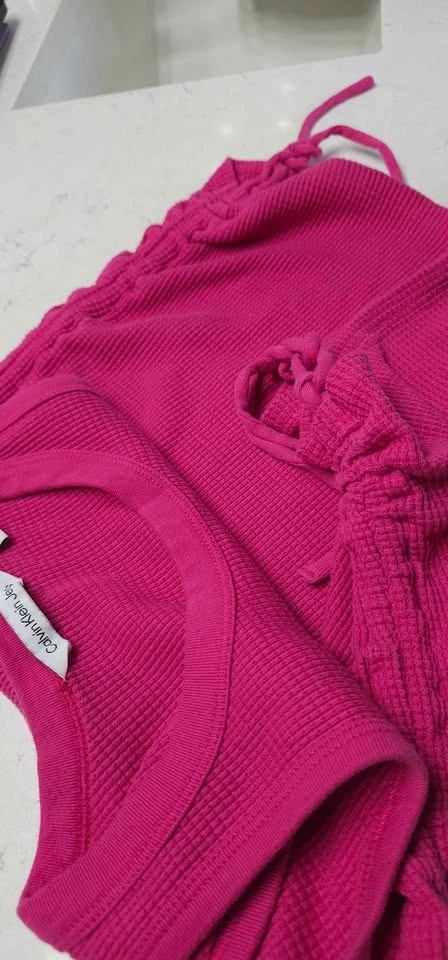 Women's Hot Pink Sleeveless Summer Shirt - photo 2