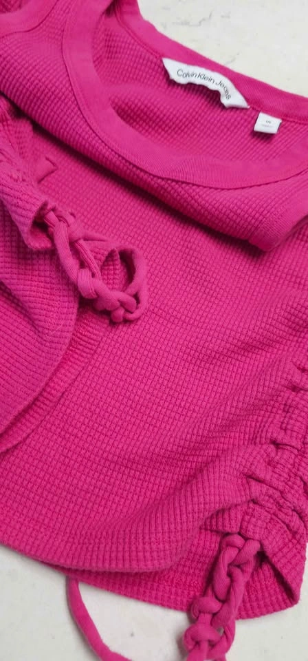 Women's Hot Pink Sleeveless Summer Shirt - photo 3