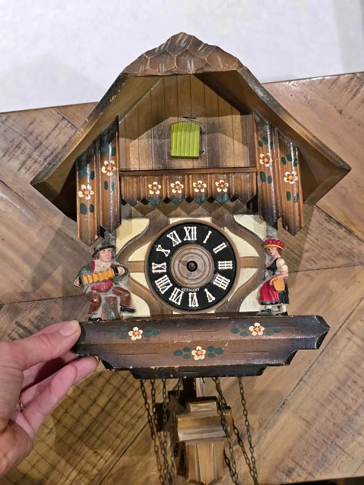 Vintage E. Schmeckenbecher German Cuckoo Clock For Repair
