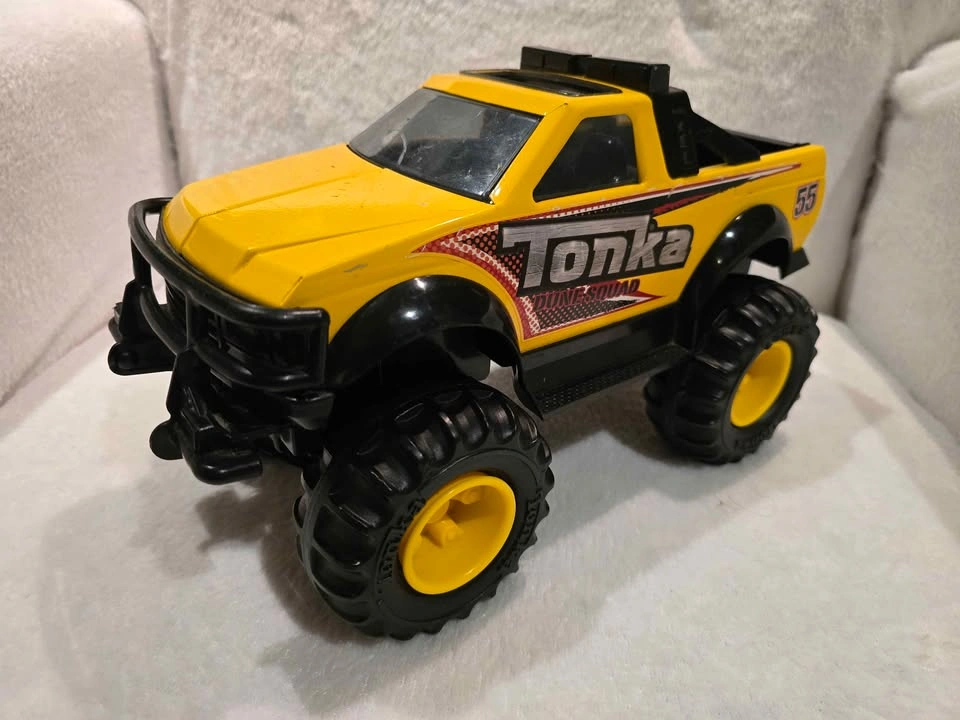 Tonka Toy Truck Bundle 2 Pc Blue Pickup Yellow Dune Squad - photo 2