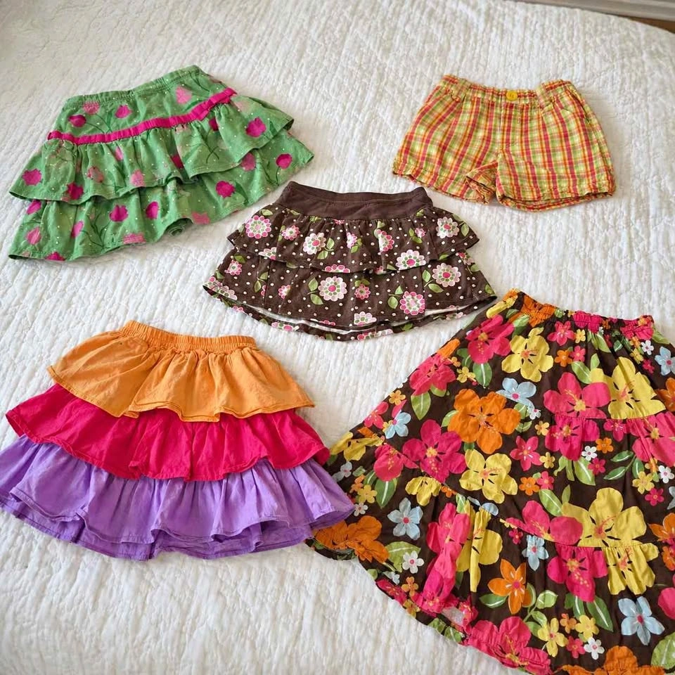 Girls Gymboree Size 5/5T Skirts Skorts Shorts Lot 5 Pc