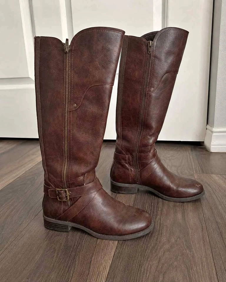 GBG Guess Brown Tall Riding Boots Size 8M