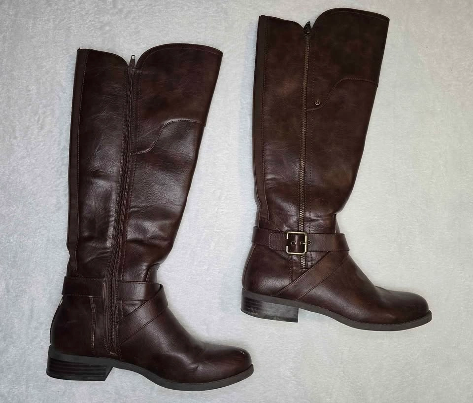 GBG Guess Brown Tall Riding Boots Size 8M - photo 2