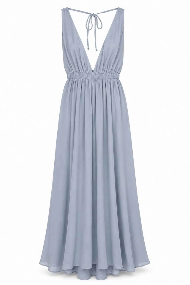 Show Me Your Mumu Light Blue Maxi Dress - Large - photo 2