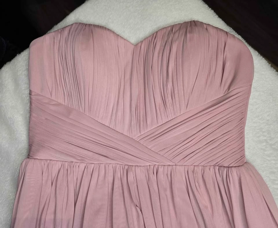 Lipsy London Strapless Pink Prom Dress, US 6, UK 10 - photo 3