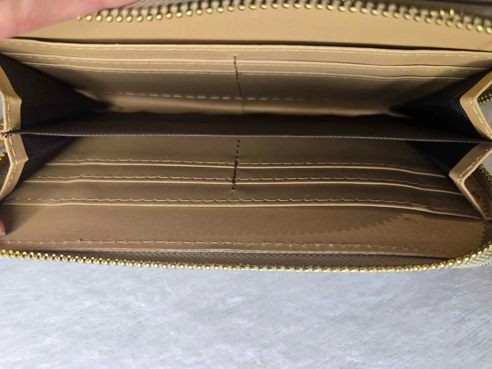 Coach Signature Zip Around Wallet Wristlet - photo 5