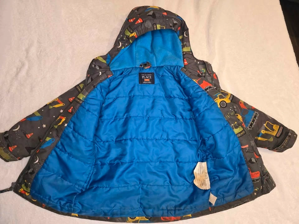 Toddler Boys Winter Jacket & OshKosh Snow Pants Bundle - photo 3