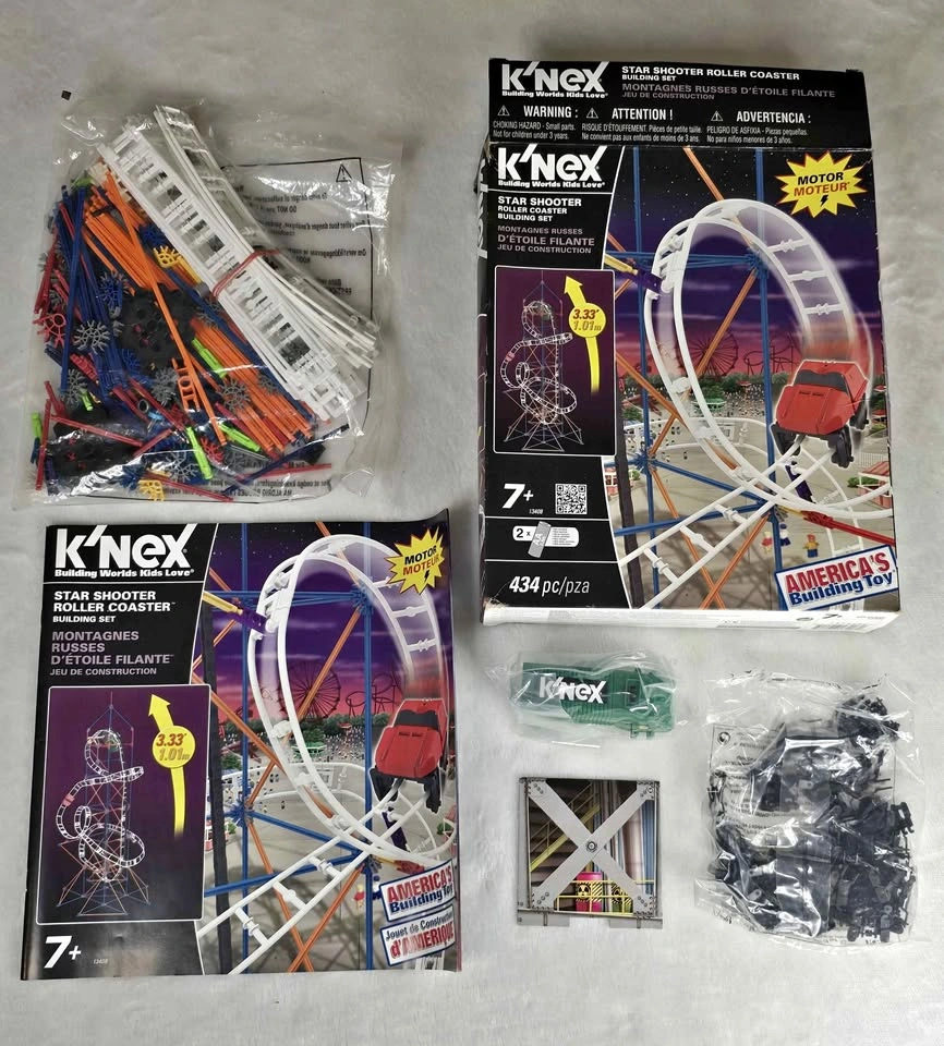 K’NEX Star Shooter Motorized Roller Coaster Set