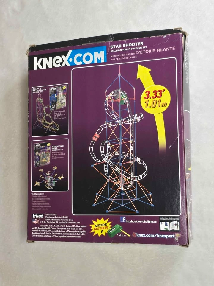 K’NEX Star Shooter Motorized Roller Coaster Set - photo 3