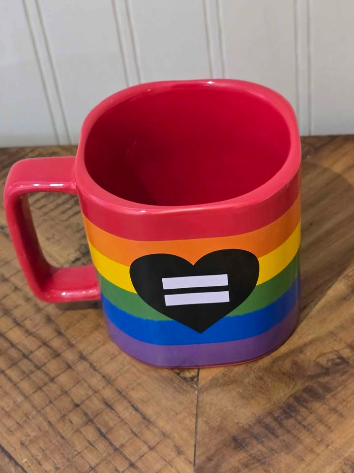 Large Pride Rainbow Equality Coffee Mug - photo 2