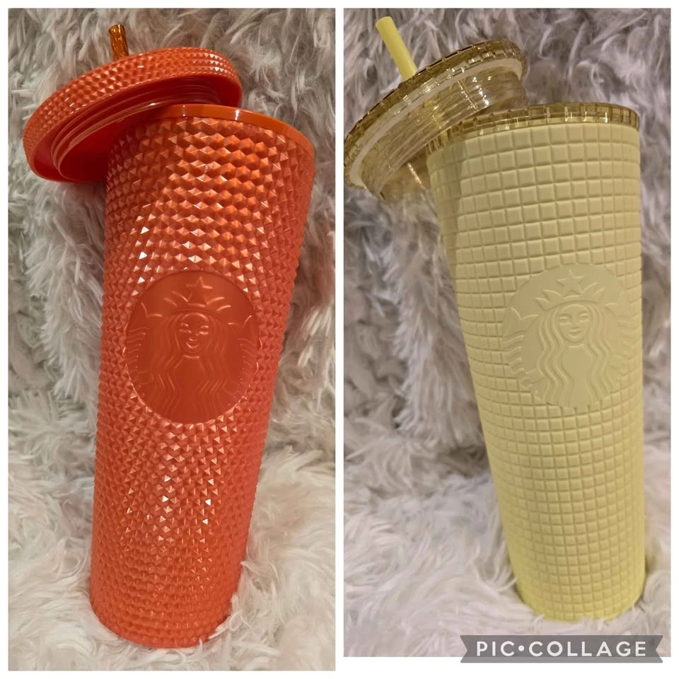 Limited Edition Yellow Starbucks 24 oz Studded Cup - photo 3
