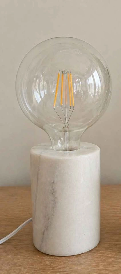 Modern Marble Cylinder Table Lamps - $25 Firm, No Offers - photo 2