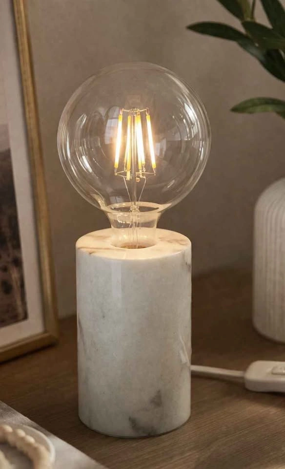 Modern Marble Cylinder Table Lamps - $25 Firm, No Offers - photo 3