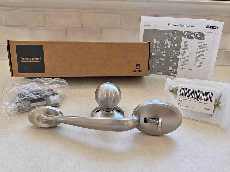 Schlage Satin Nickel Front Door Handleset
