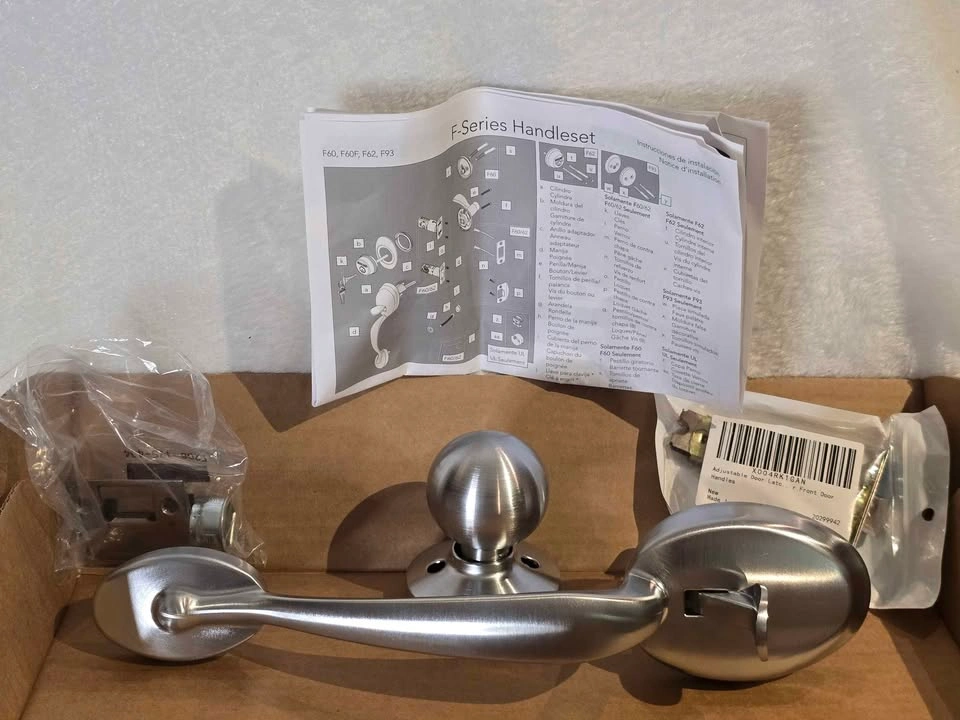 Schlage Satin Nickel Front Door Handleset - photo 3