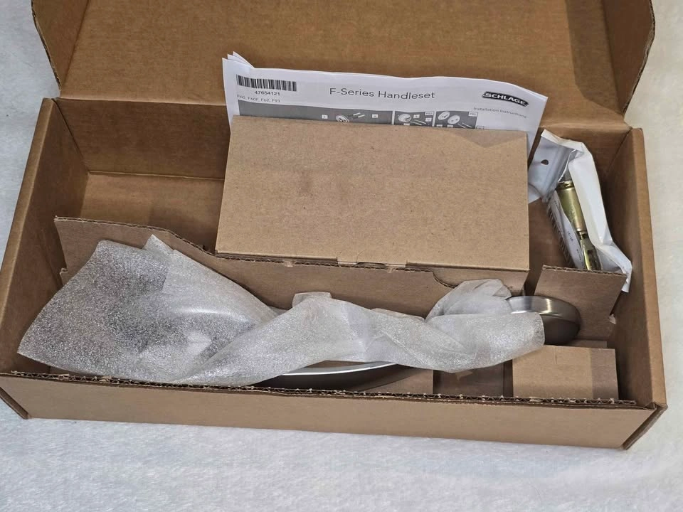 Schlage Satin Nickel Front Door Handleset - photo 5