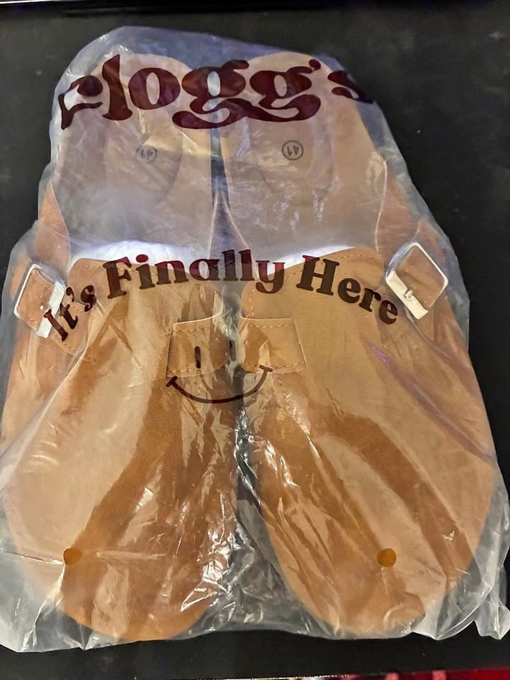 Brand New Tan Clog Slips-Ons
