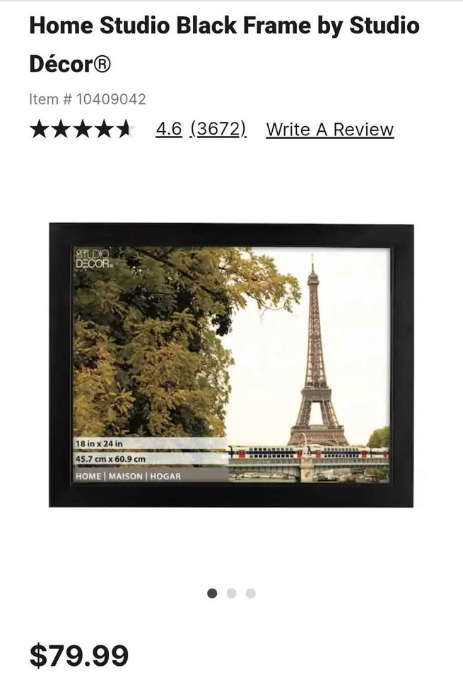 Black frame for sale - photo 2