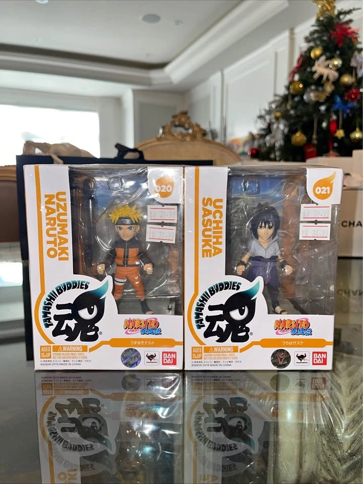Bandai Tamashii Buddies Uzumaki Sasuke Uchiha Naruto Figure
