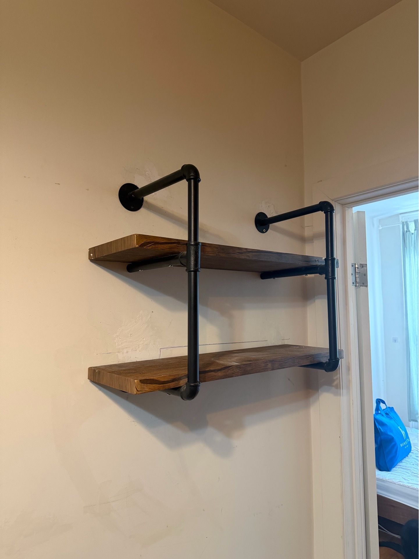 Honey-Can-Do Industrial Pipe Shelf Bracket - photo 2