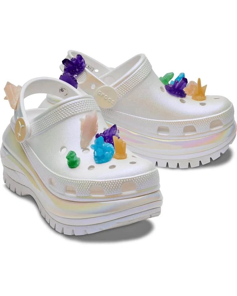 Crocs Mega Crush Clog + Crystal Croc Jibbitz