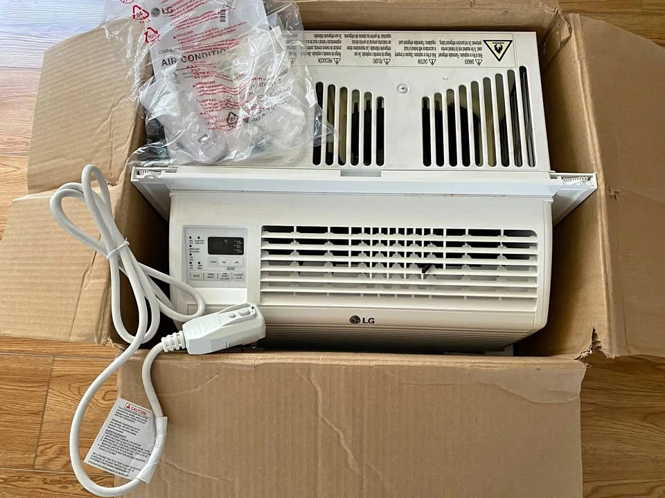 LG 6,000 BTU 115-Volt Window Air Conditioner with Remote