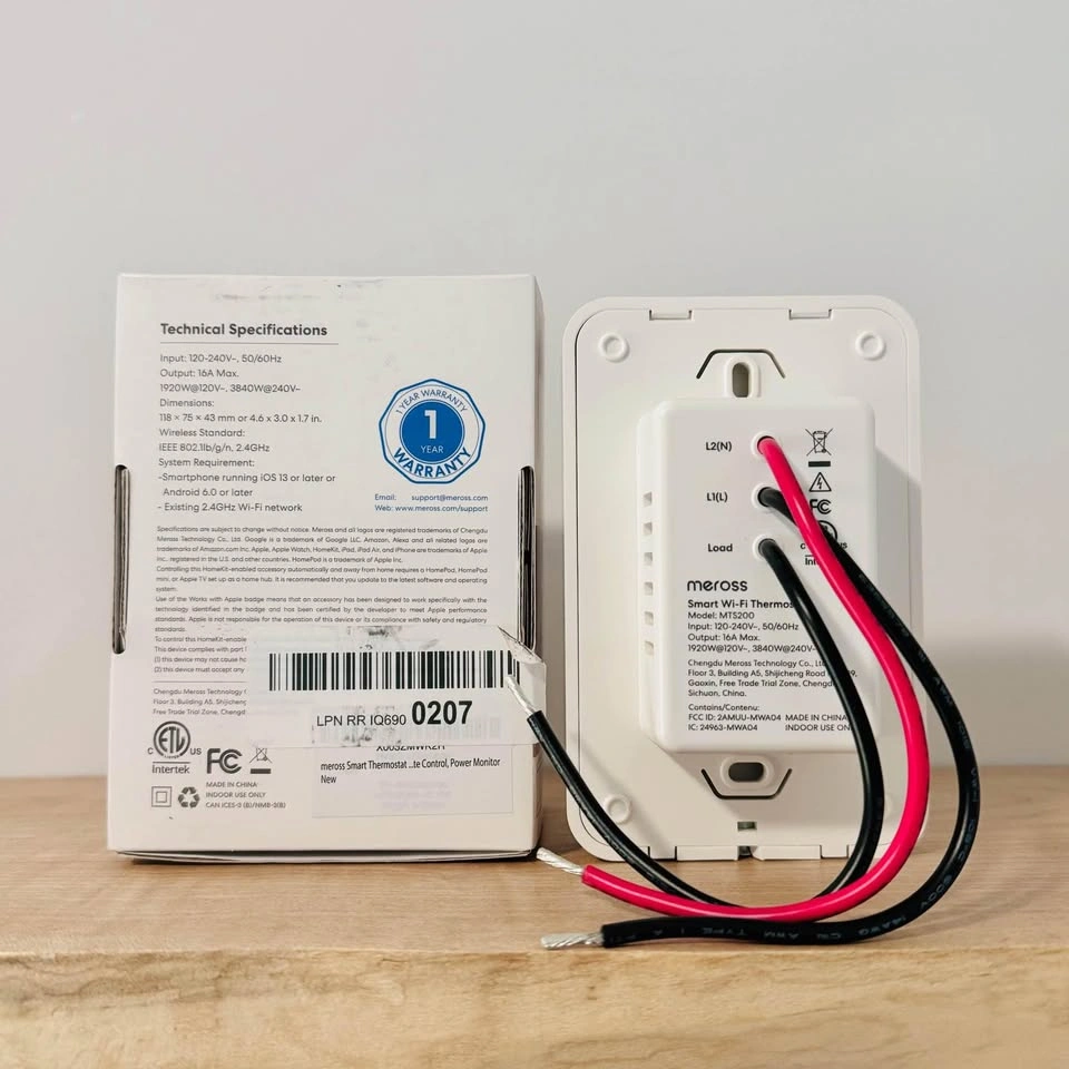 Meross Smart Thermostat for Electric Baseboard Heating ⚽️ - photo 4