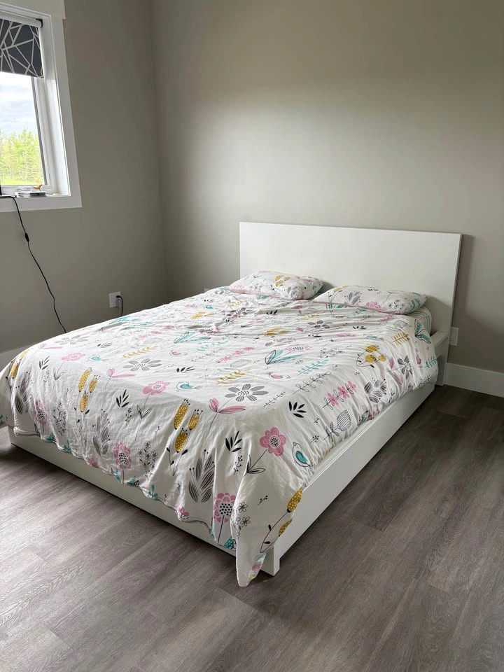 IKEA MALM Queen Bed + Storage Drawers + Juno Mattress - photo 2