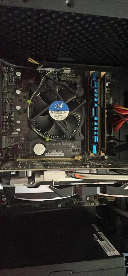 Asus B85M-E Motherboard, i5-4570 CPU, 12GB RAM, Cooler