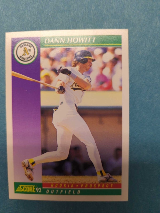 1992 Score Dann Howitt Baseball Card ⚽
