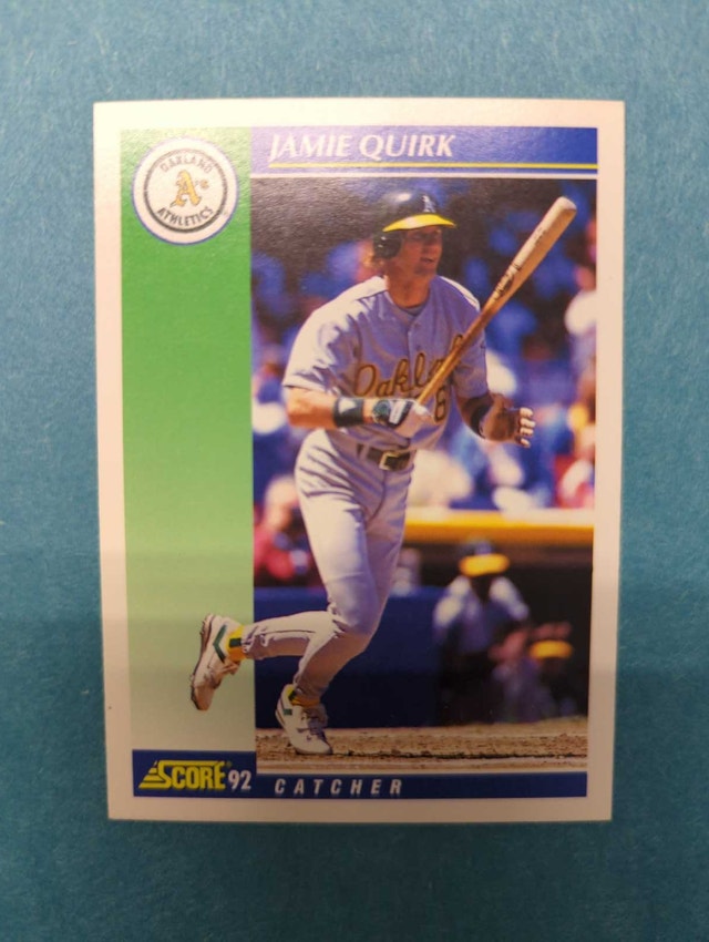 1992 Score Jamie Quirk Baseball Card ⚽