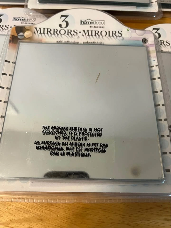 ⚽ 18 pcs. Self adhesive mirror tiles - photo 2