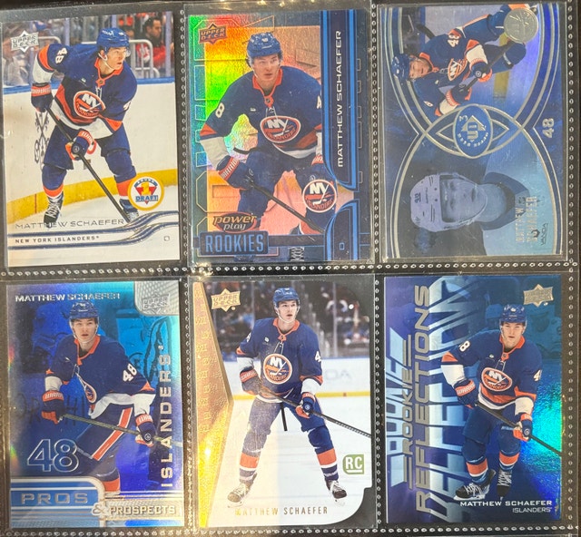 Lot Of 6 - Matthew Schaefer (RC, RY) 2025-26 Ext. Series - photo 2