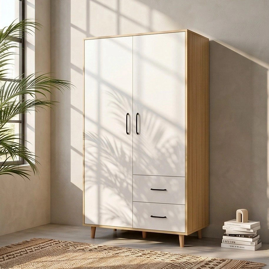 Modern Space-Saving Wardrobe with Minimalist Design