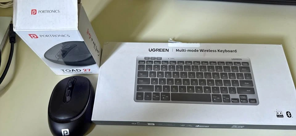 Wireless keyboard and mouse