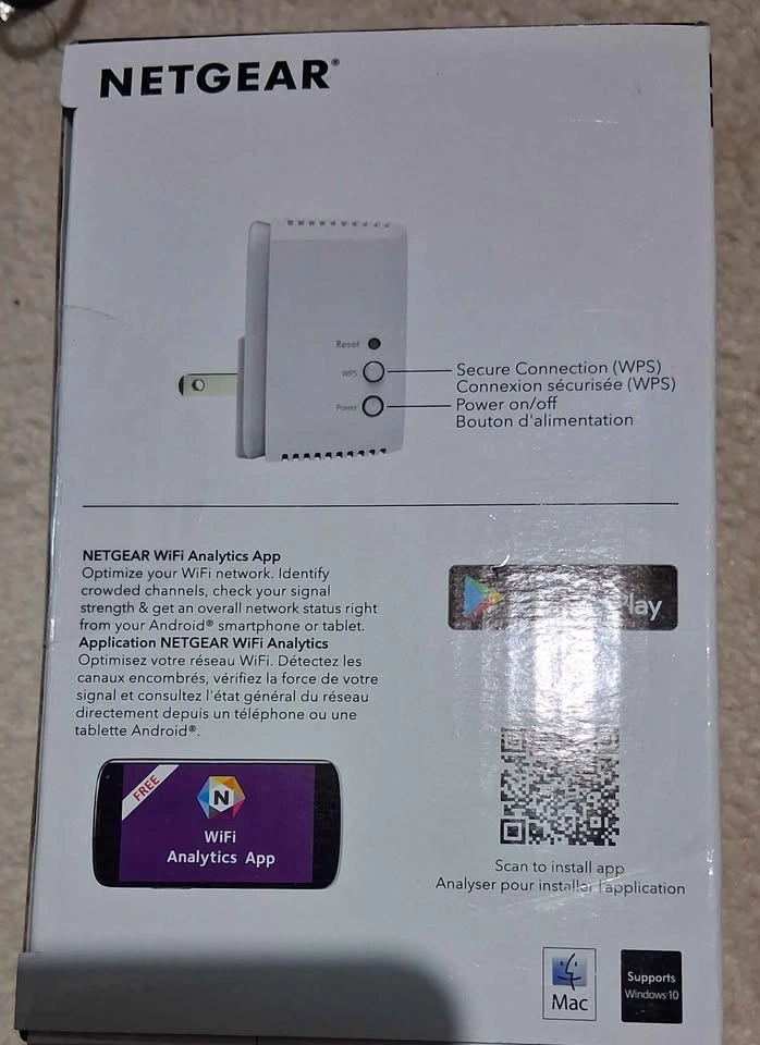 NETGEAR AC750 WiFi Range Extender EX2800 - photo 2