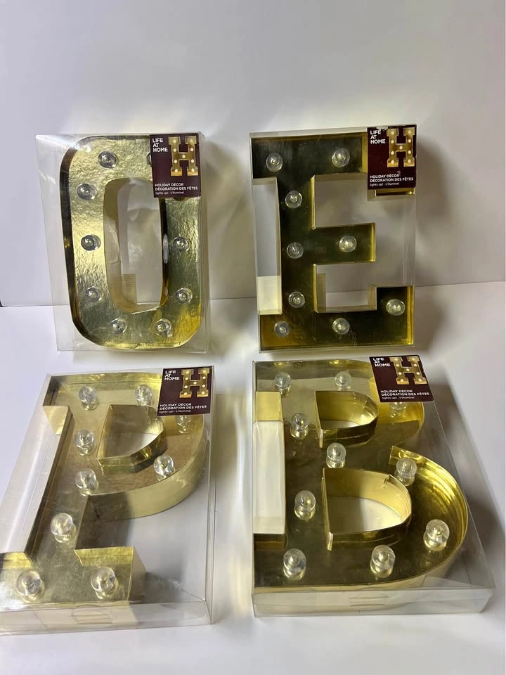 ⚽ Table top Lighted Letters- New