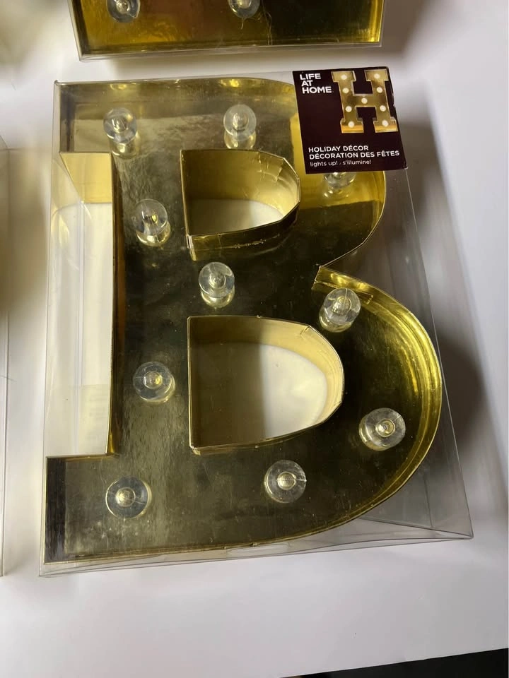 ⚽ Table top Lighted Letters- New - photo 3