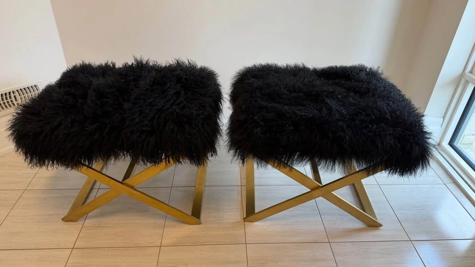 ELTE MKT Ottoman Sheepskin & XL Mirror - photo 3