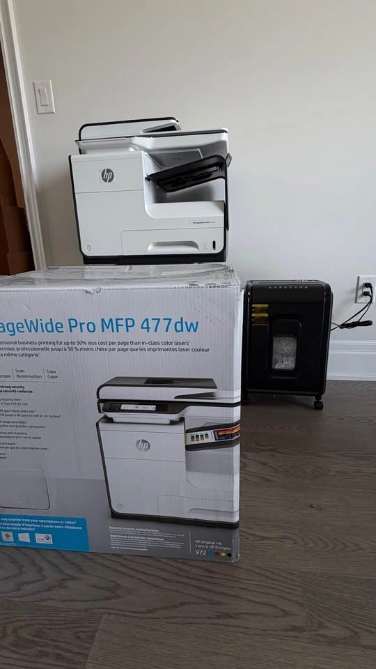Printer & scanner & paper shredder - photo 3