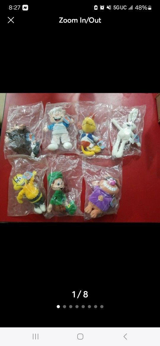 General Mills Cereal 1998 Breakfast Pals Complete Set of 7