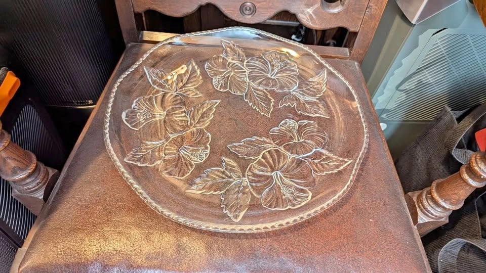 14" Crystal Serving Platter