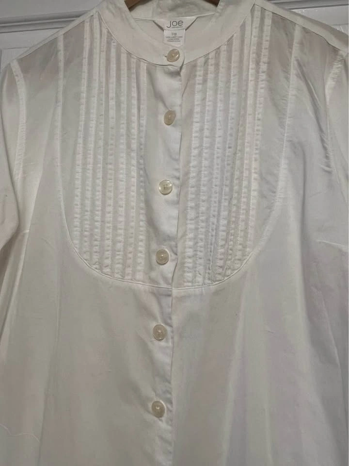 ⚽ White Long Blouse - photo 2