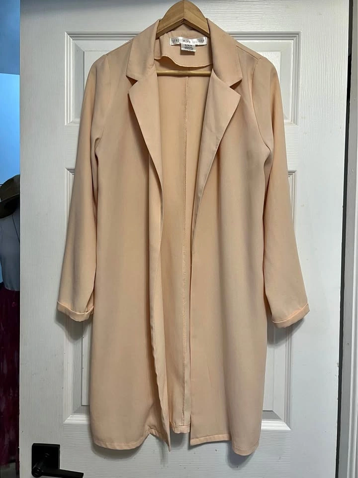 ⚽ New Pink Long Blazer