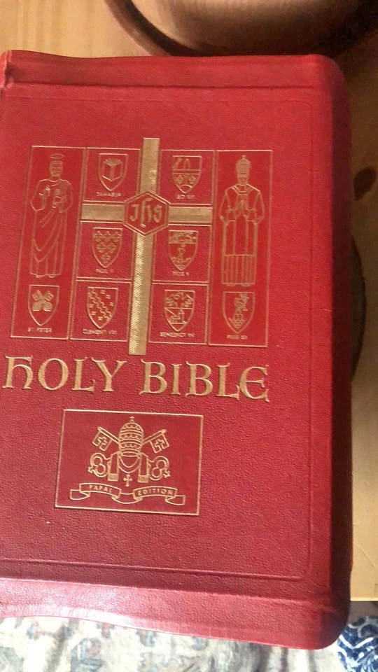 ⚽️ Huge Holy Catholic Bible