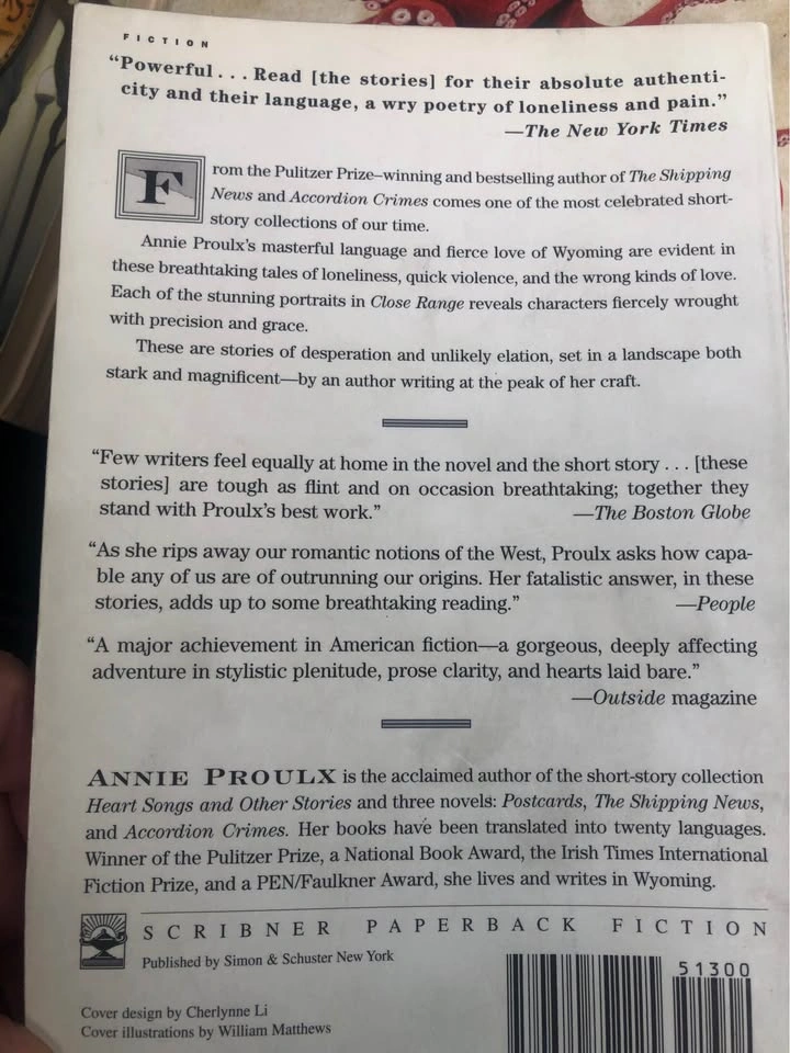 ⚽️ Close Range by Annie Proulx - photo 2