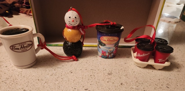 Tim Hortons Christmas ornaments