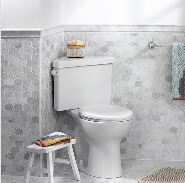 American Standard Triangle Cadet Pro Corner Toilet
